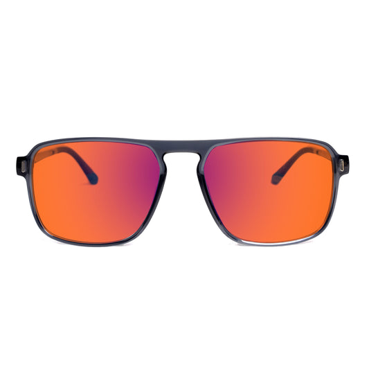 Sleepaxa Lumiere Transparent Grey Amber Tinted Blue Block Glasses for Sleep & Eye Strain