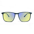 Sleepaxa Elegan Matte Slate Blue Gaming & Computer Glasses – Yellow Blue-Light Filter