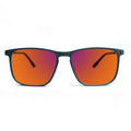 Sleepaxa Elegan Matte Slate Blue Sleep Glasses – Amber & Red Circadian Lenses