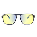 Sleepaxa Lumiere Transparent Grey Gaming & Computer Glasses – Yellow Blue-Light Filter