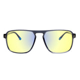 Sleepaxa Lumiere Transparent Grey gaming & computer glasses with yellow blue-light filter
