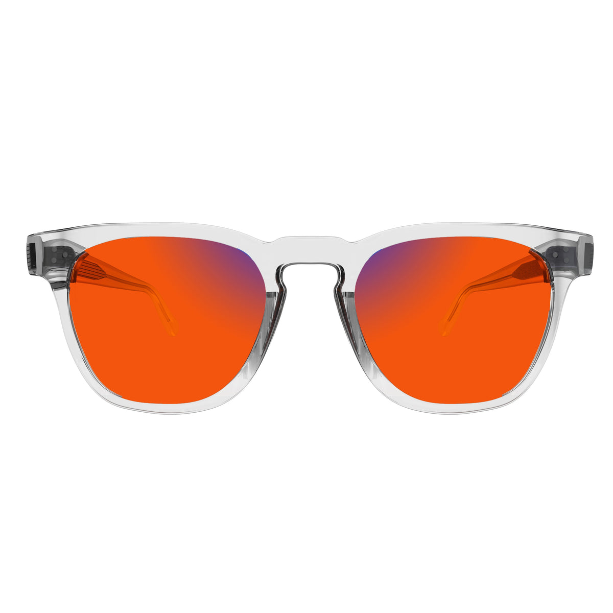 Eclate Crystal White sleep glasses, rectangle