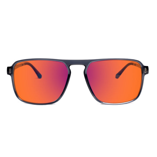 Sleepaxa Lumiere Transparent Grey Amber Tinted Blue Block Glasses for Sleep & Eye Strain