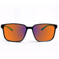 Sleepaxa Voilav Matte Black Sleep Glasses – Amber & Red Circadian Lenses