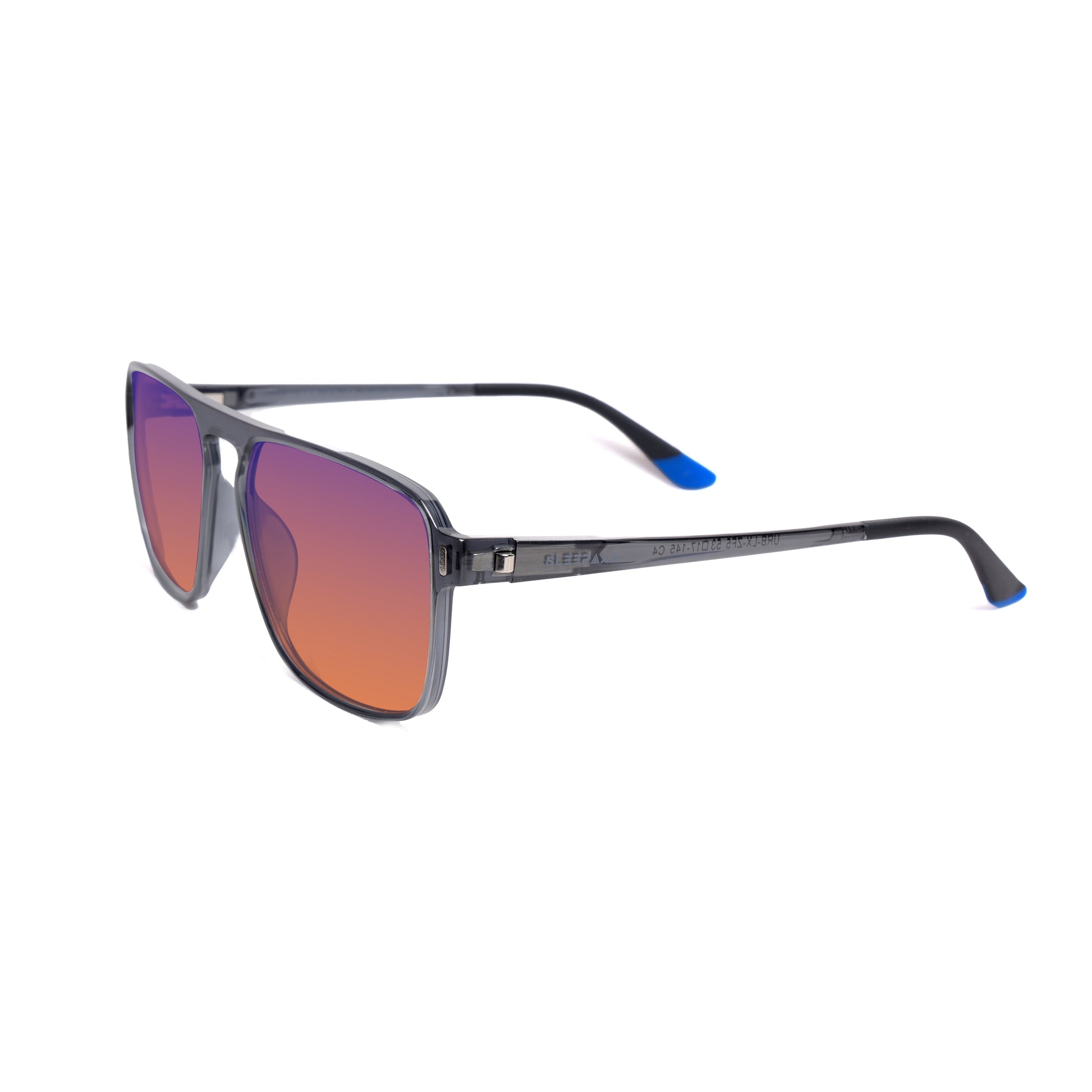 Sleepaxa Lumiere Transparent Grey Amber Tinted Blue Block Glasses for Sleep & Eye Strain