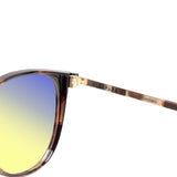 Sleepaxa Voirch Twilight Brown Fade gaming & computer glasses with yellow blue-light filter – lifestyle view