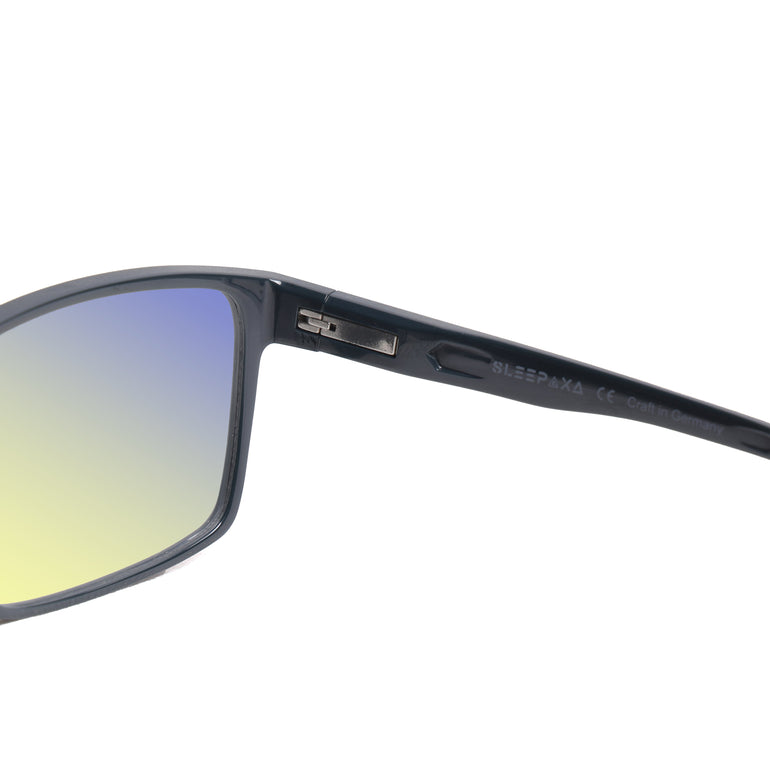 Sleepaxa Yeux Slate Jet Grey Yellow Tinted Blue Block Gaming Glasses For Gaming & Computer