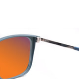 Sleepaxa Elegan Matte Slate Blue red circadian sleep glasses blocking 100% of light up to 550nm – lifestyle view