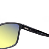 Sleepaxa Voilav Matte Black gaming & computer glasses with yellow blue-light filter – lifestyle view