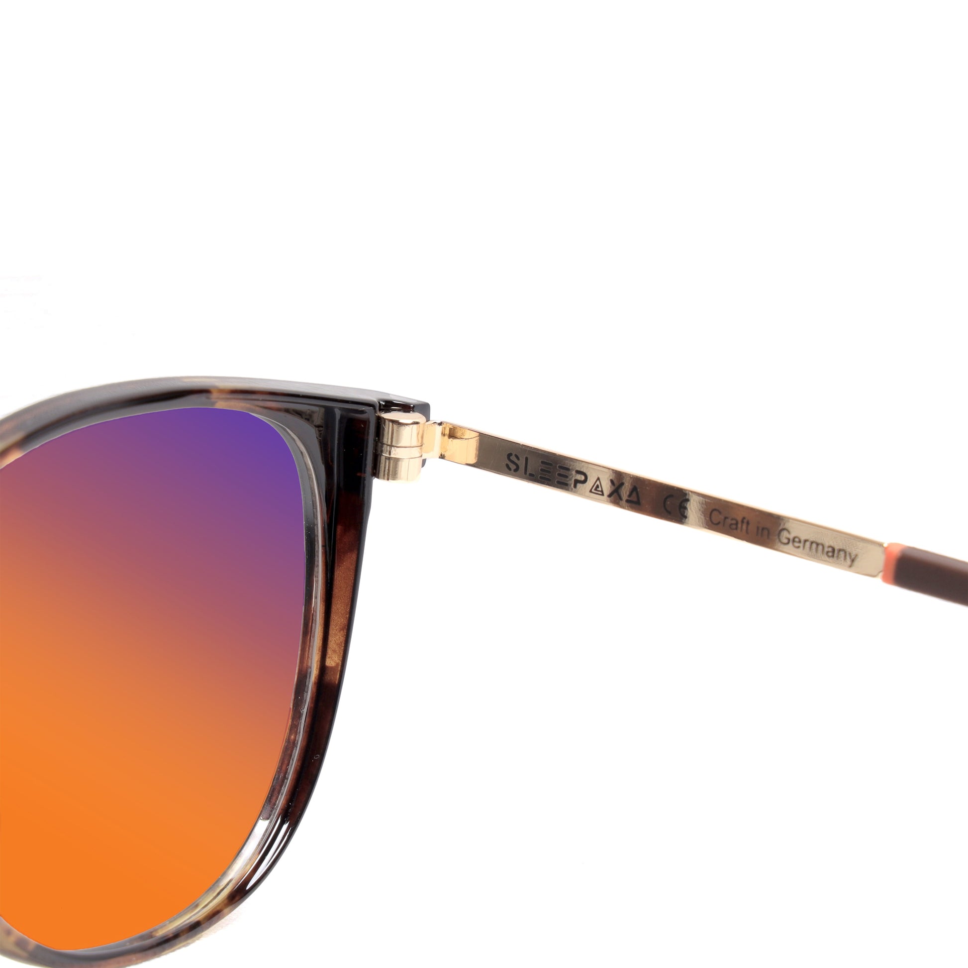 Sleepaxa Voirch Twilight Brown Fade Amber Tinted Blue Block Glasses For Sleep & Eye Strain