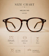 Eclate Copper Canyon FL-41 migraine glasses, rectangle