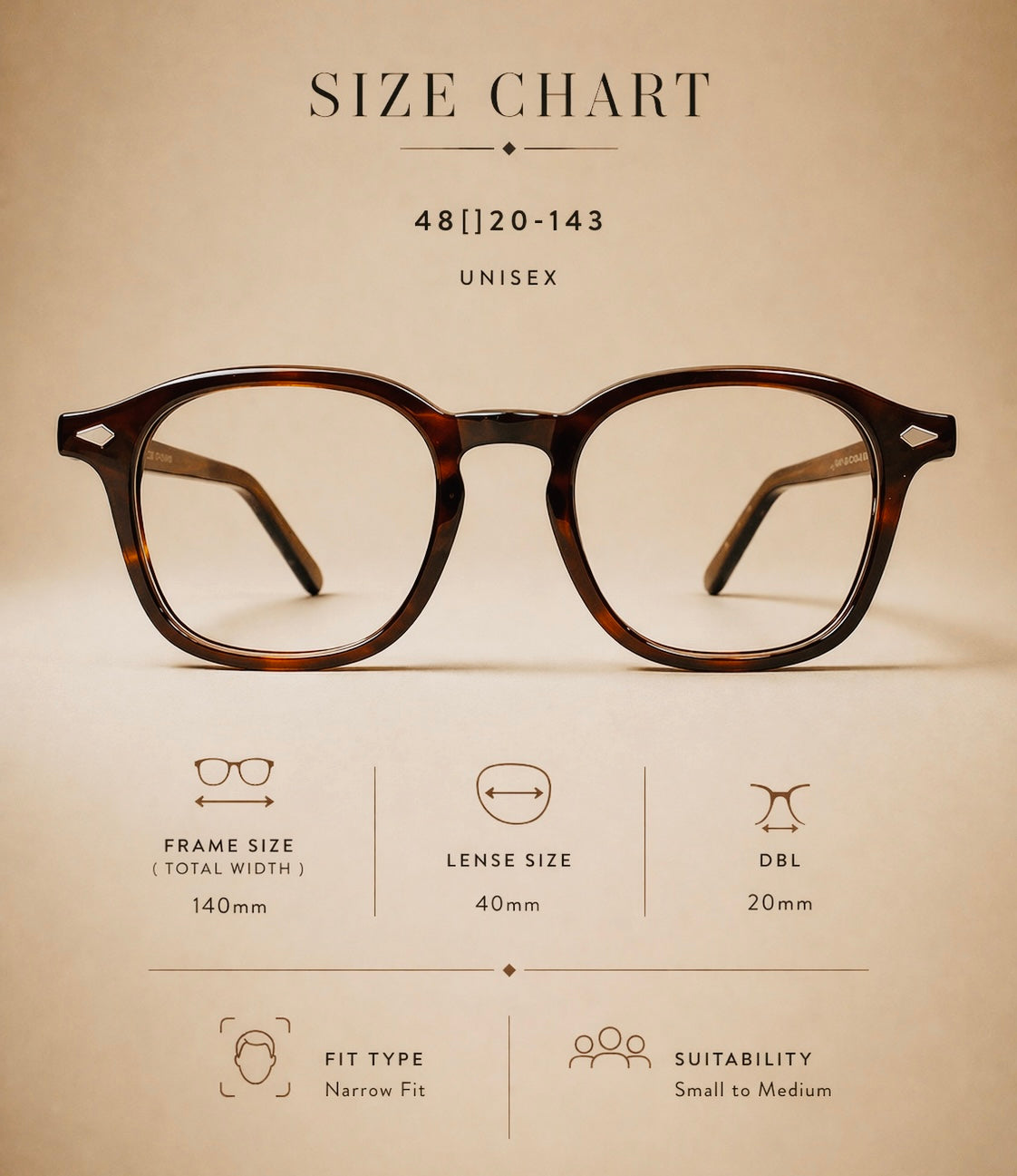 Eclate Copper Canyon FL-41 migraine glasses, rectangle