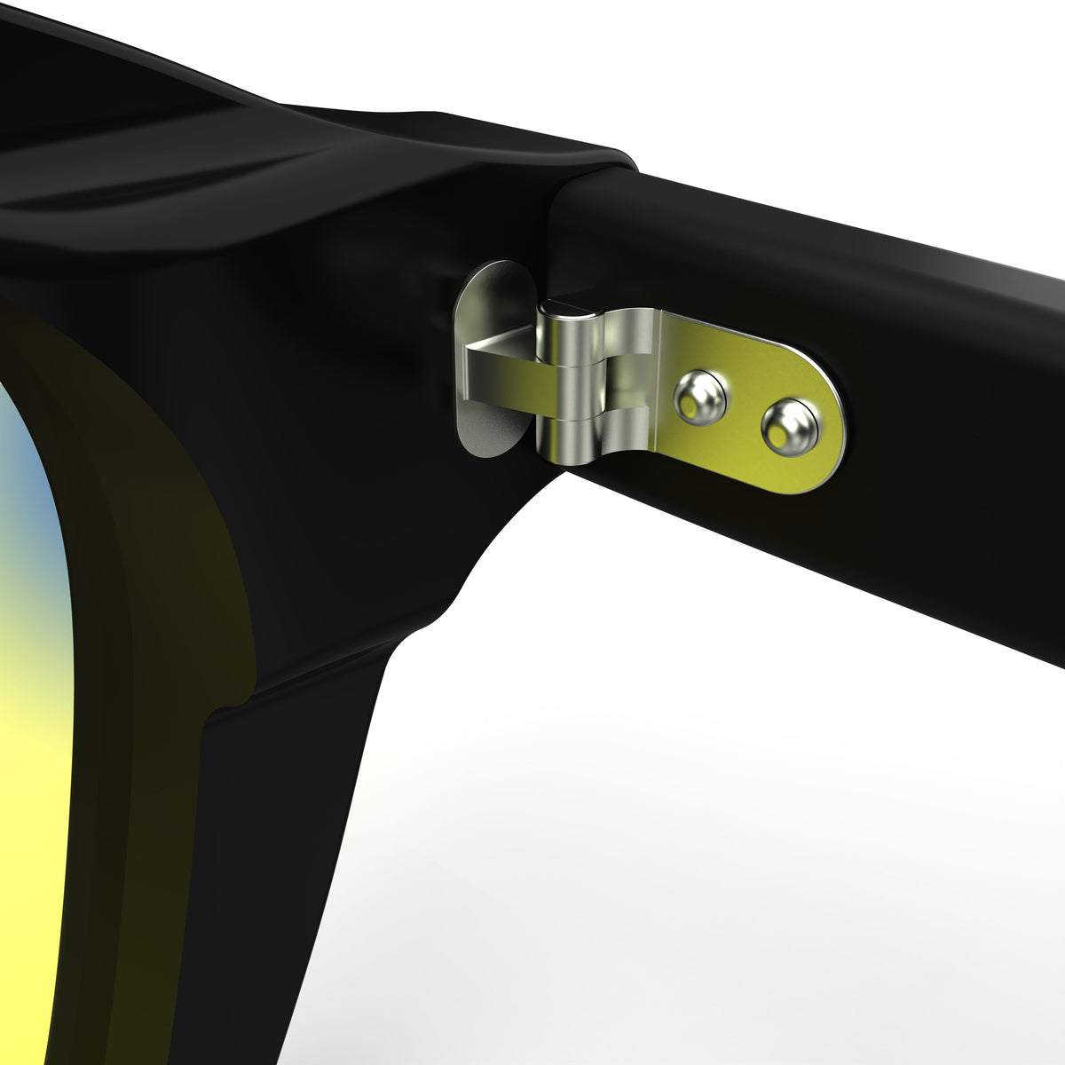 Chrono Gunmetal Black computer glasses, rectangle