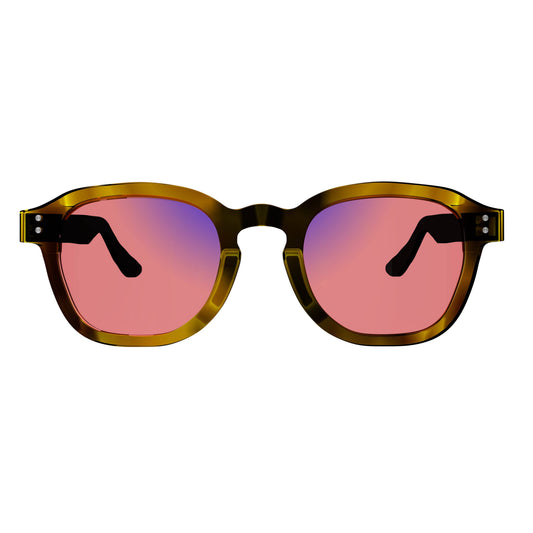 Grandeur Umber Brown FL-41 migraine glasses, rectangle