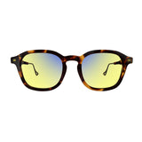 Chrono Brunt Umber computer glasses, rectangle
