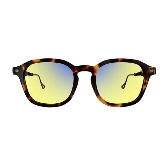 Chrono Brunt Umber computer glasses, rectangle