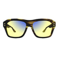 Sleepaxa Celestial Camel Tone Computer Glasses – Wide Square, 149 mm Front