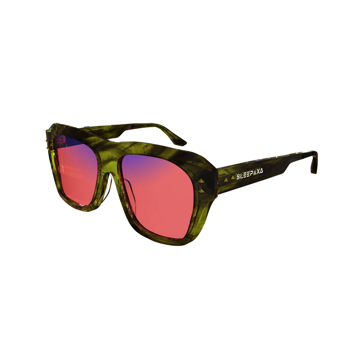 Celestial Camel Tone FL-41 migraine glasses, square (large)