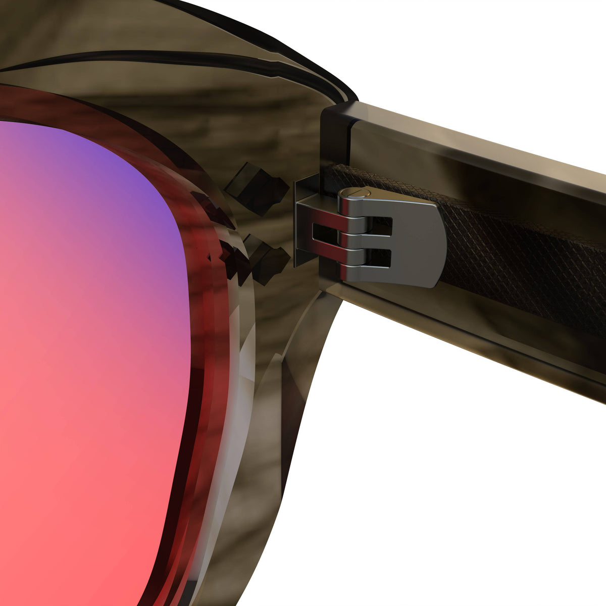 Celestial Beaver Brown FL-41 migraine glasses, square (large)