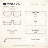 Celestial Camel Tone computer glasses, square (large)