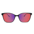 Sleepaxa Clarte Jet Black FL-41 Migraine & Light Sensitivity Glasses