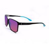 Sleepaxa fl41 glasses with black matte frame and sports-type temples, featuring smooth high-quality TR90 ear rests and migraine glasses designed to reduce eye strain and alleviate migraine symptoms.