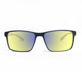 Sleepaxa Yeux Slate Jet Grey gaming & computer glasses with yellow blue-light filter