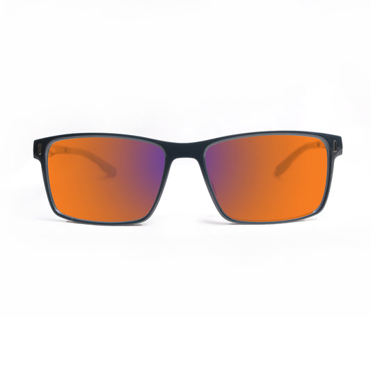 Sleepaxa Yeux Slate Jet Grey Amber Tinted Blue Block Glasses for Sleep & Eye Strain