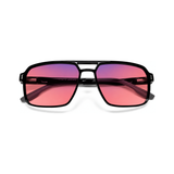 Altair Jet Black FL-41 migraine glasses, navigator