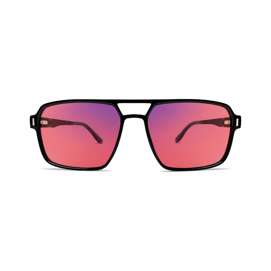 Altair Jet Black FL-41 migraine glasses, navigator