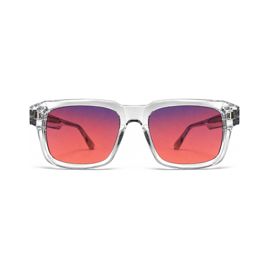 Astor Crystal Clear FL-41 migraine glasses, premium bold square
