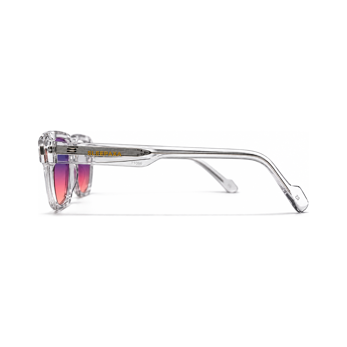 Astor Crystal Clear FL-41 migraine glasses, premium bold square