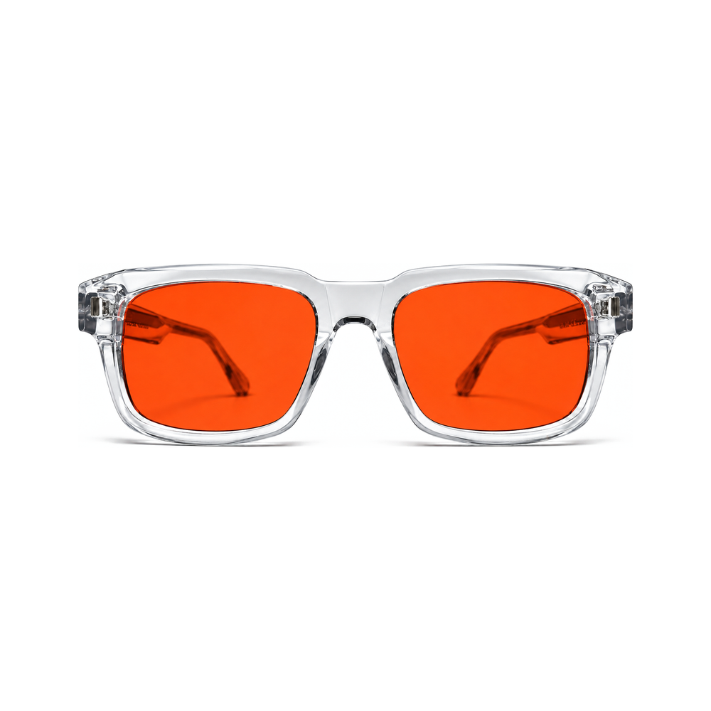 Astor Crystal Clear sleep glasses, premium bold square