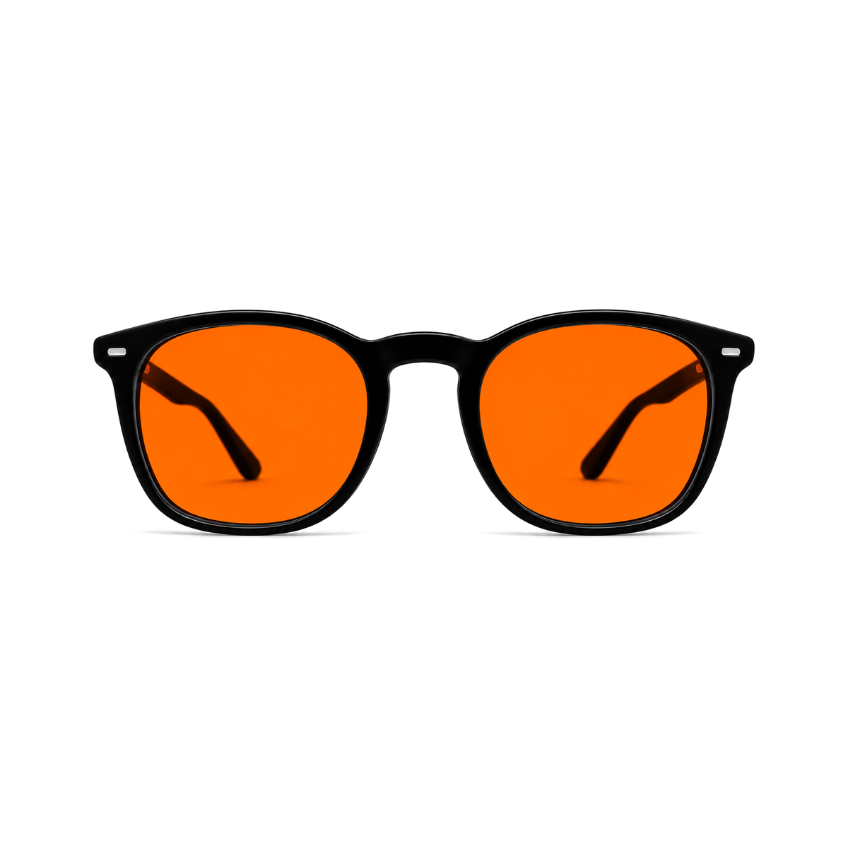 Halcyon Slate Black sleep glasses, round oval