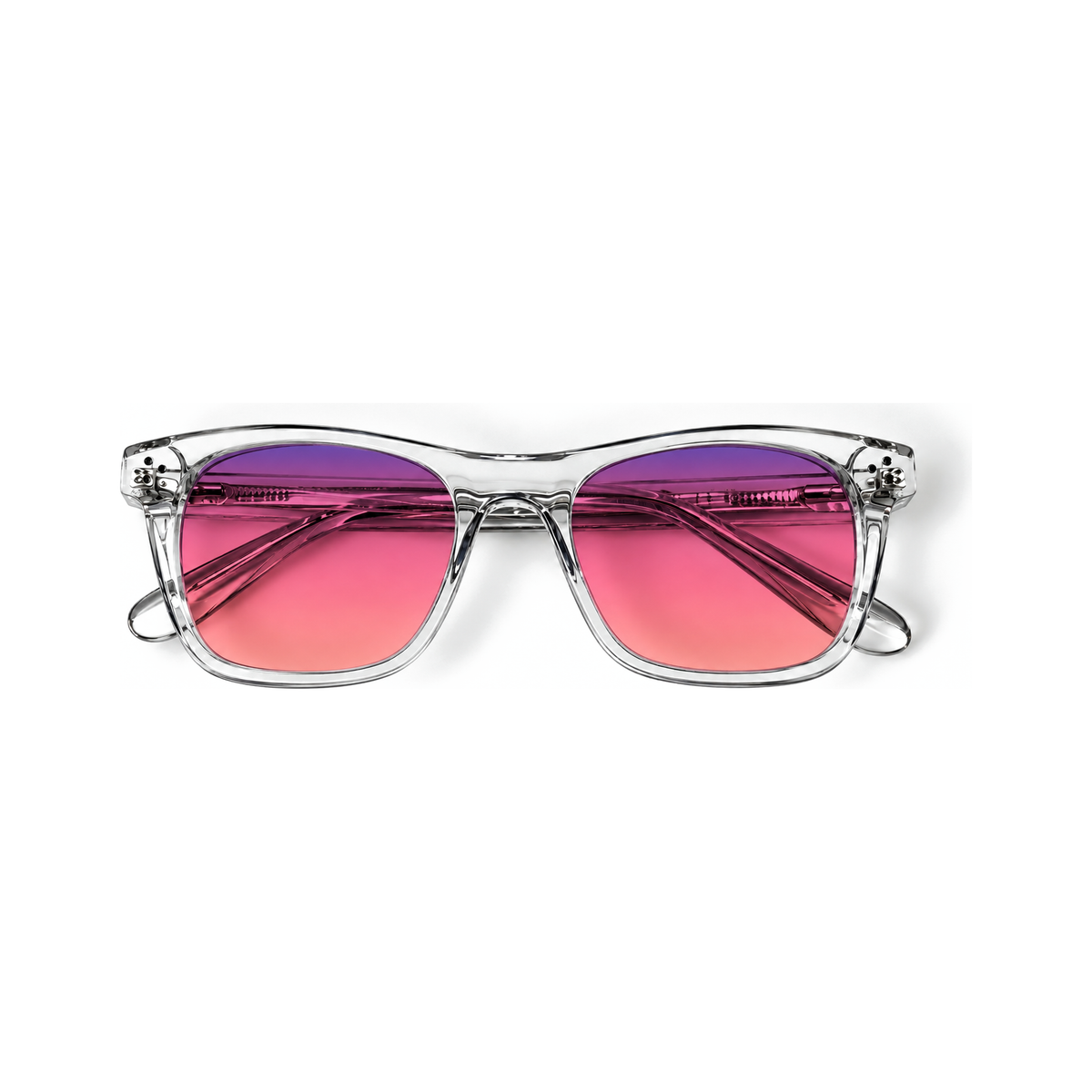 Hudson Crystal Clear FL-41 migraine glasses, wayfarer
