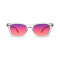 Sleepaxa Hudson Crystal Clear FL-41 Migraine Glasses – Transparent Wayfarer, Medium Fit
