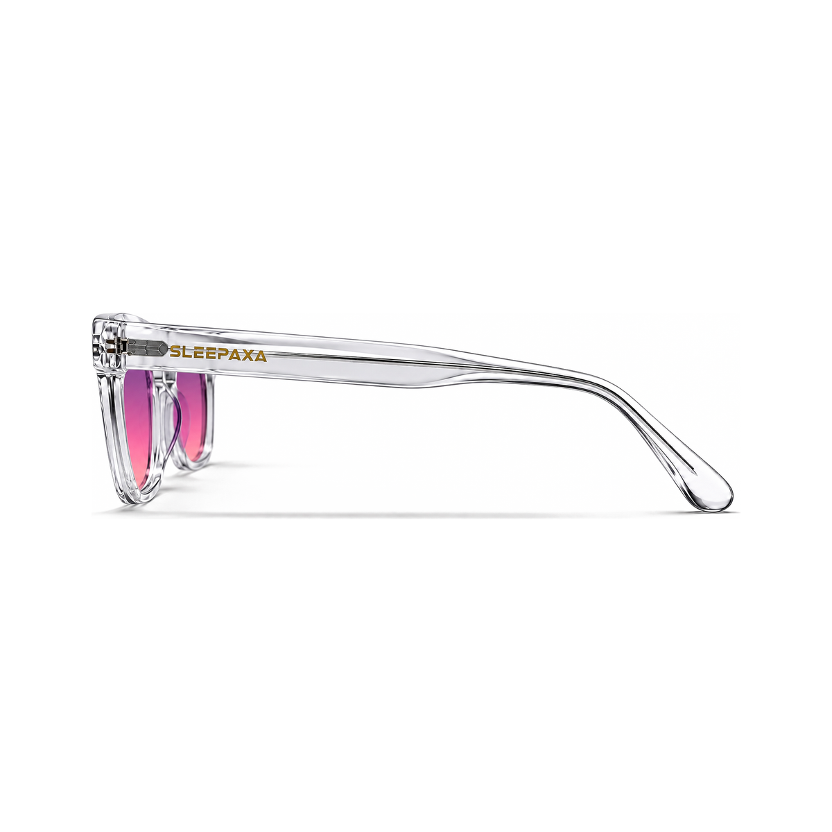 Hudson Crystal Clear FL-41 migraine glasses, wayfarer
