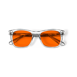 Hudson Crystal Clear sleep glasses, wayfarer