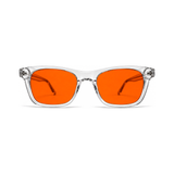 Hudson Crystal Clear sleep glasses, wayfarer