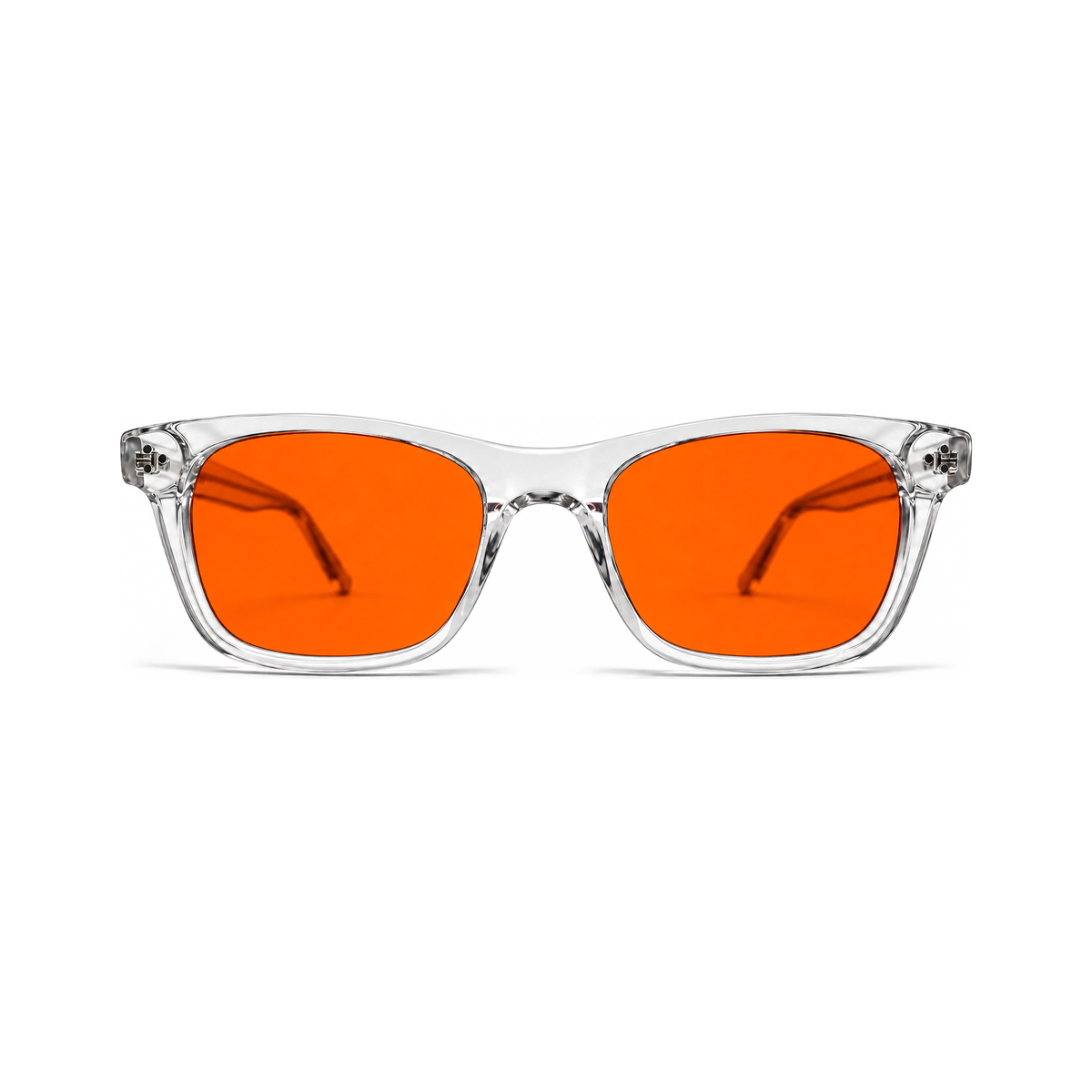 Hudson Crystal Clear sleep glasses, wayfarer
