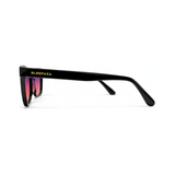Hudson Jet Black FL-41 migraine glasses, wayfarer