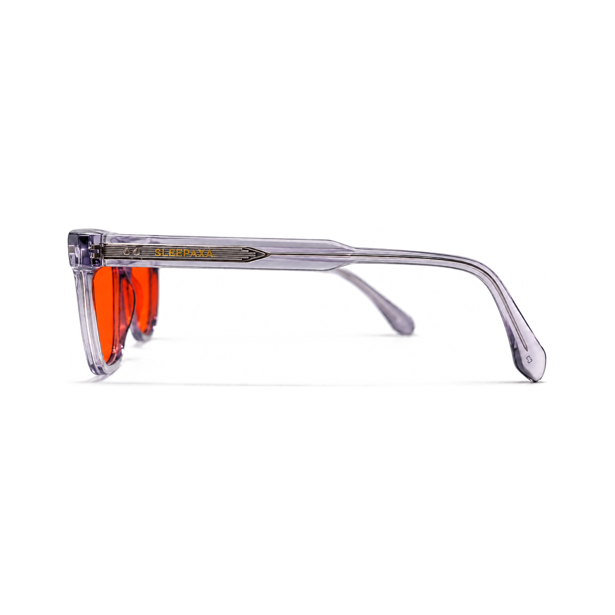 Magnus Smoke Crystal sleep glasses, bold vintage square