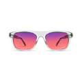 Sleepaxa Regent Crystal Clear FL-41 Migraine Glasses – Clear Flat-Top Square, Wide Fit