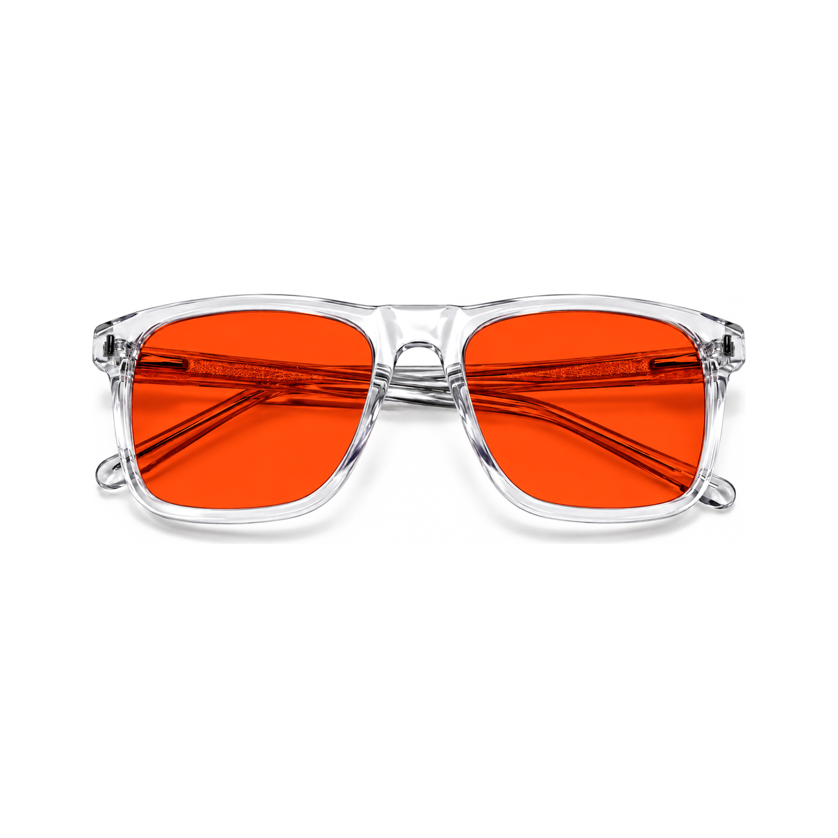 Regent Crystal Clear sleep glasses, flat-top square