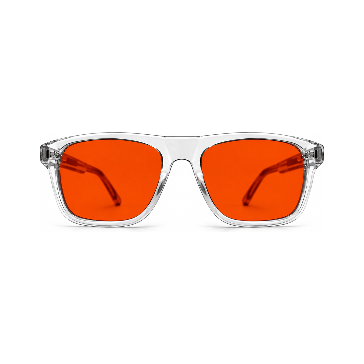 Regent Crystal Clear sleep glasses, flat-top square