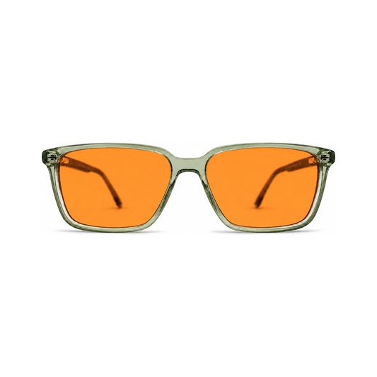 Sterling Sage Crystal sleep glasses, professional square