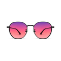 Sleepaxa Zephyr Jet Black FL-41 Migraine Glasses – Hexagonal with a Deep 50mm Lens