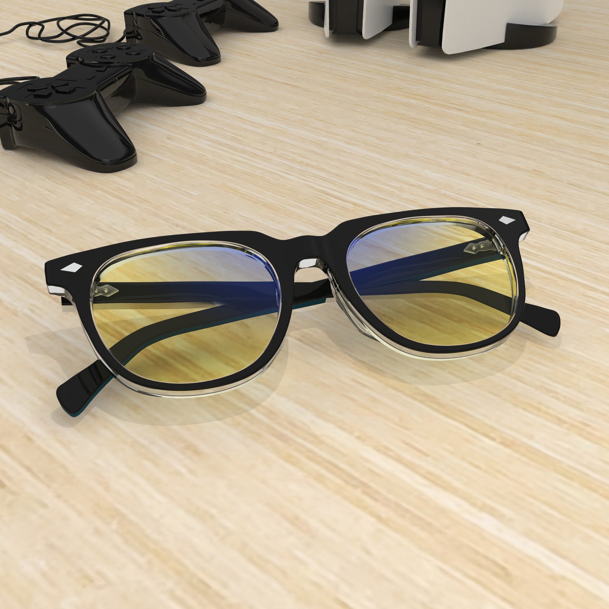 Sleepaxa Elixir Translucent Black Gaming Glasses