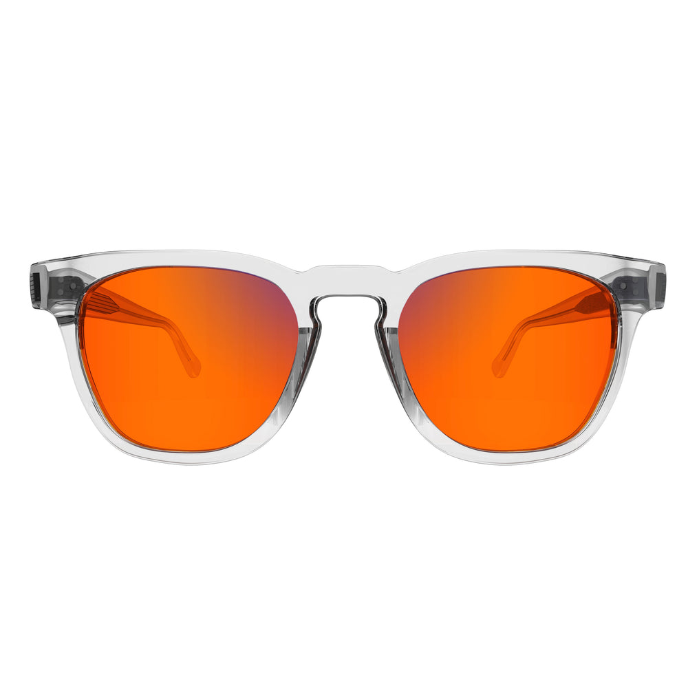 Sleepaxa Seraphic Lucid Clear red circadian sleep glasses blocking 100% blue light to 550nm
