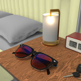 Sleepaxa Elixir Translucent Black red circadian sleep glasses blocking 100% of light up to 550nm – lifestyle view
